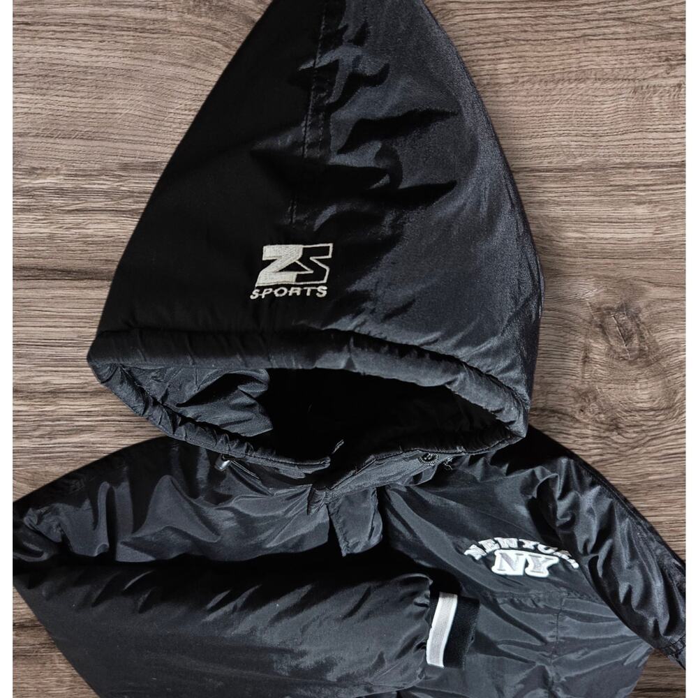 New York 1990s DEADSTOCK Bomber Jacket Vintage Zam ZZ Sports Football NFL 2XL - Picture 12 of 16